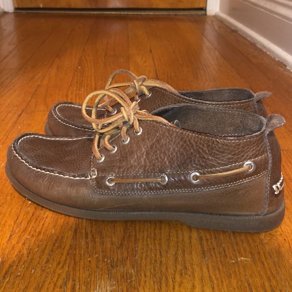 Sperry’s Docksider Genuine leather Ankle Height Boat Shoe - Picture 2 of 8